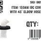 IBC Lid 155mm with 45 Degree Elbow and Filter
