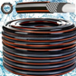 Garden Hose Pipe Black/Orange Carbon Plus with Hose Connectors