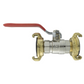 Metal Lever Valve ½” BSPF with Geka Type Claw Outlets