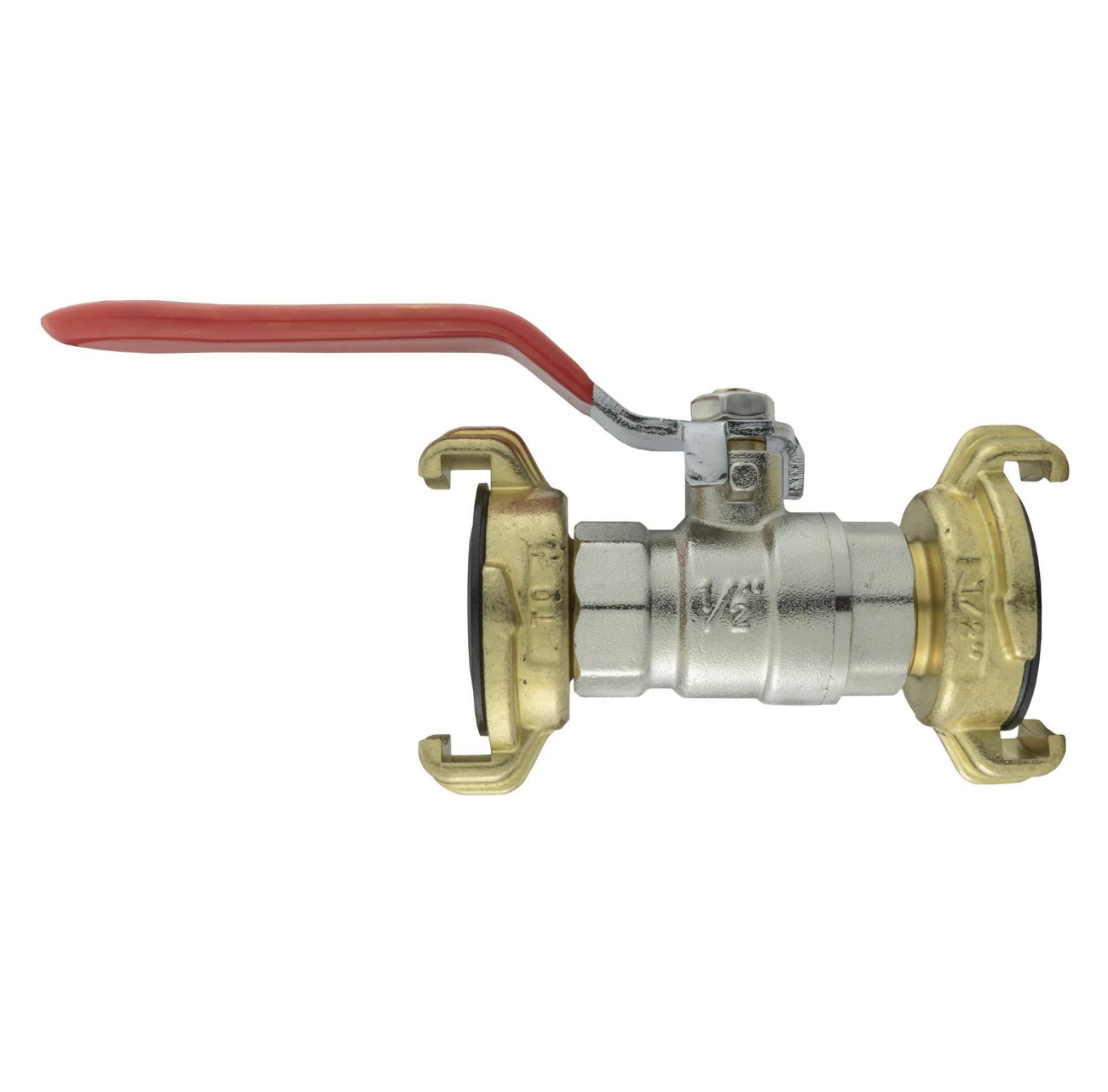 Metal Lever Valve ½” BSPF with Geka Type Claw Outlets