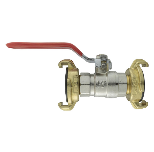 Metal Lever Valve ½” BSPF with Geka Type Claw Outlets