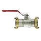 Metal Lever Valve 1” BSPF with Geka Type Claw Outlets