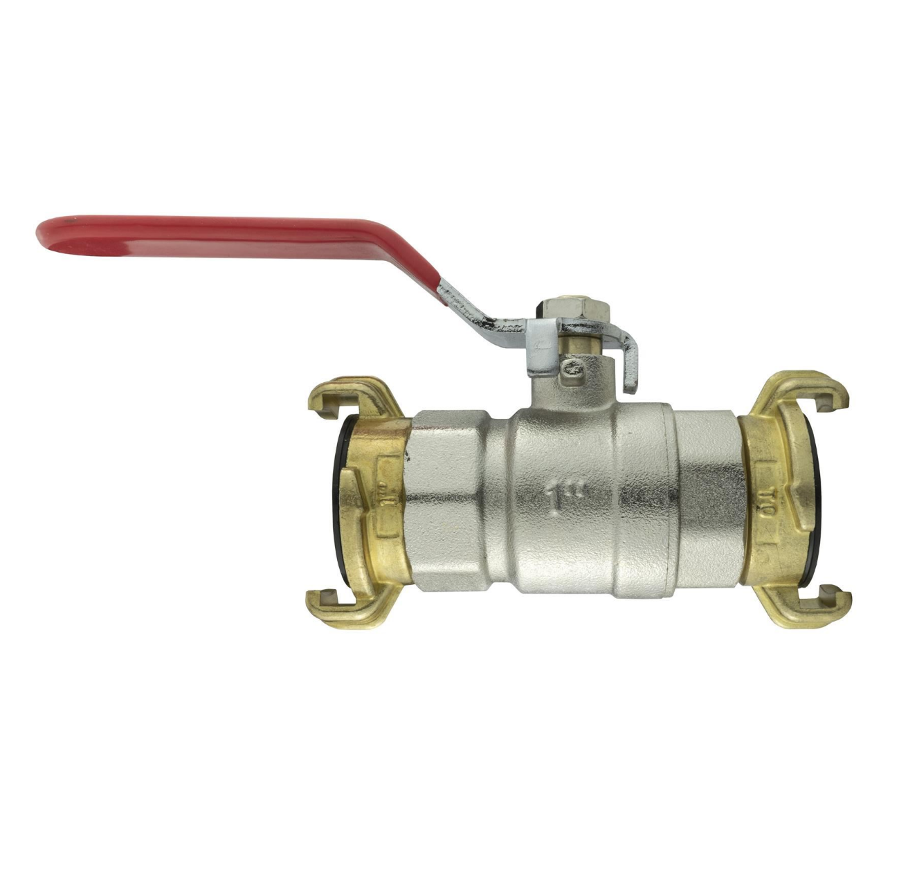 Metal Lever Valve 1” BSPF with Geka Type Claw Outlets