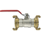 Metal Lever Valve ¾” BSPF with Geka Type Claw Outlets