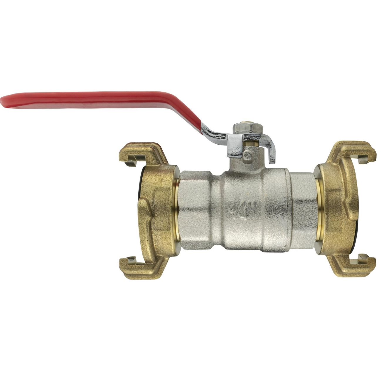 Metal Lever Valve ¾” BSPF with Geka Type Claw Outlets