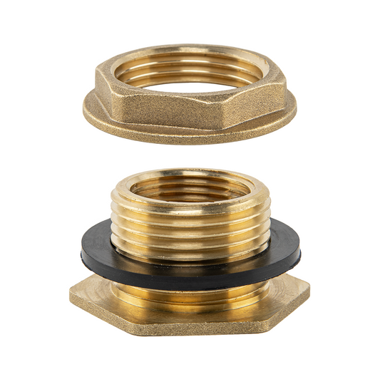 Water Butt Brass 3/4" BSP Male - 1/2" BSP Female