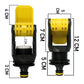 G/TAPCONKITCHEN001YELLOW - KITCHEN TAP ADAPTER YELLOW