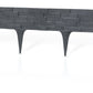 Lawn Edging, Plastic Palisade Slate Effect, 2.38m, Gray