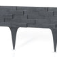 Lawn Edging, Plastic Palisade Slate Effect, 2.38m, Gray