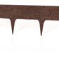 Lawn Edging, Plastic Palisade Slate Effect, 2.38m, Brown