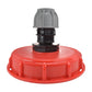 IBC 6-inch Cap Kit with 25mm MDPE Straight