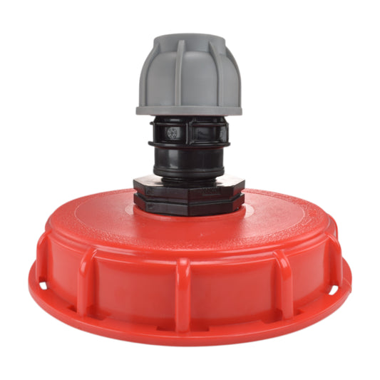 IBC 6-inch Cap Kit with 25mm MDPE Straight