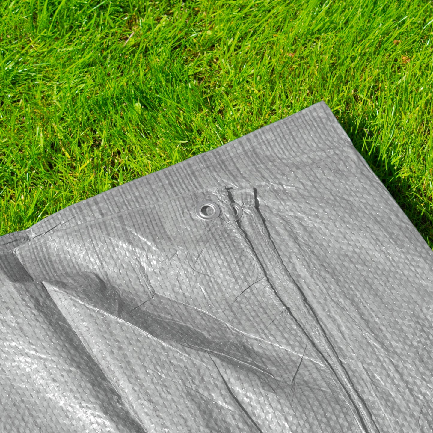 Gray S-Grade Tarpaulin 4m x 5m