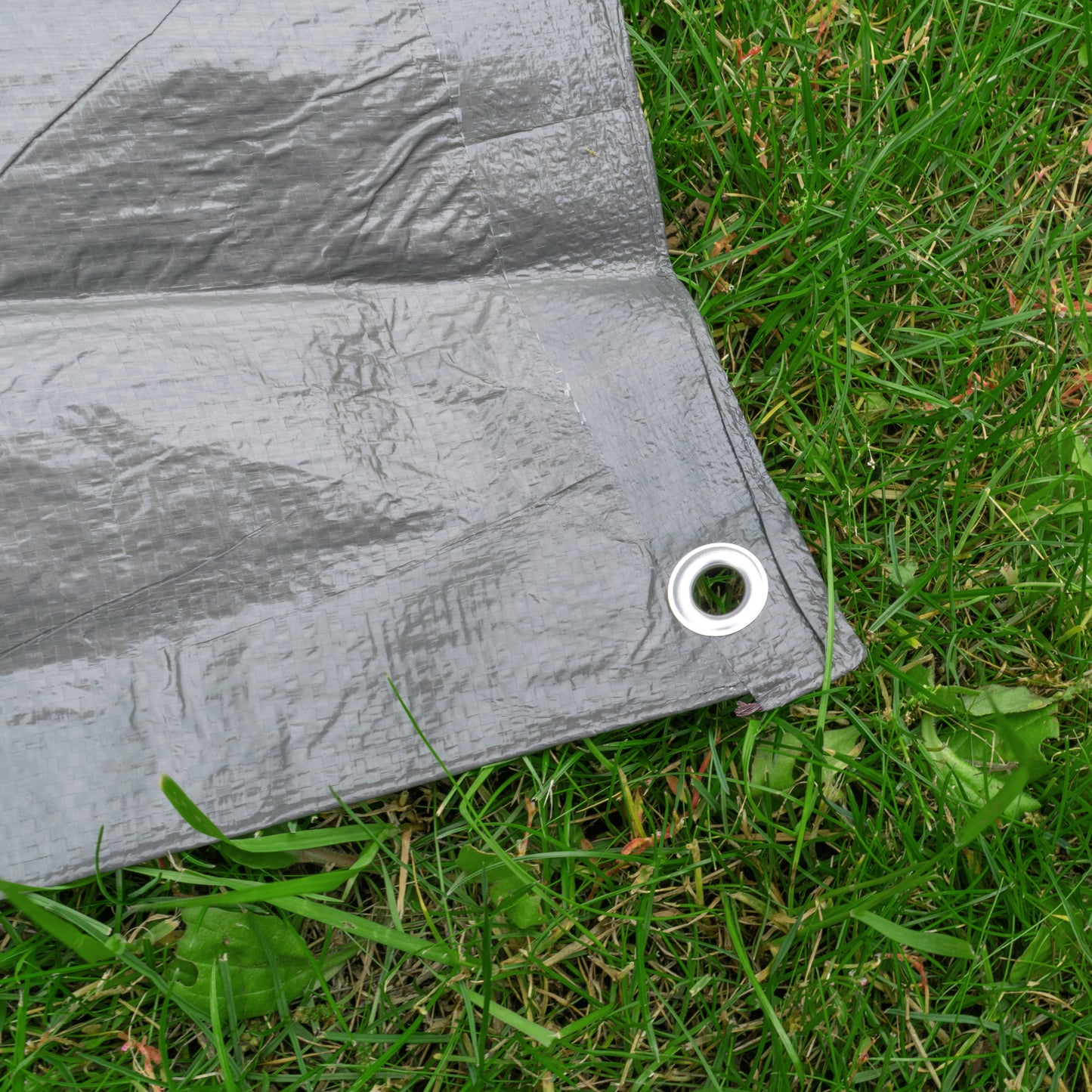 Gray S-Grade Tarpaulin 1m x 1m