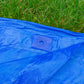 Tarpaulin LLDPE 100GSM Blue with 10 x Clip-On Eyelets Black