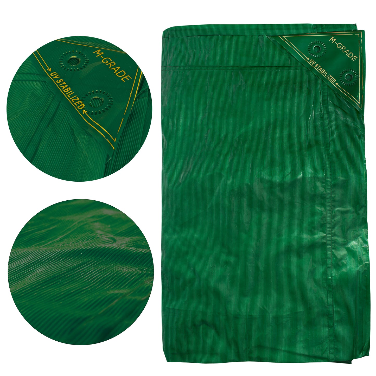 M-Grade LLDPE Green Tarpaulin 2m x 3m