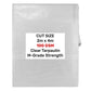 Clear M-Grade Tarpaulin 2m x 4m