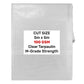 Clear M-Grade Tarpaulin 5m x 5m