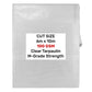 Clear M-Grade Tarpaulin 6m x 10m