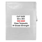 Clear M-Grade Tarpaulin 6m x 8m
