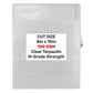 Clear M-Grade Tarpaulin 8m x 10m