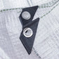 Tarpaulin 100GSM Clear with 10 x Clip-On Eyelets Black