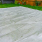 Tarpaulin 100GSM Clear with 10 x Clip-On Eyelets Black