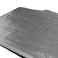 Tarpaulin 200GSM L-Grade Grey with 10 x Clip-On Eyelets Black