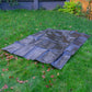 Black/Silver L-Grade Tarpaulin 4m x 6m