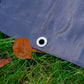 Black/Silver L-Grade Tarpaulin 5m x 5m