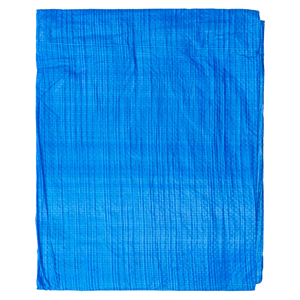 Tarpaulin 50GSM Blue with 10 x Clip-On Eyelets Black