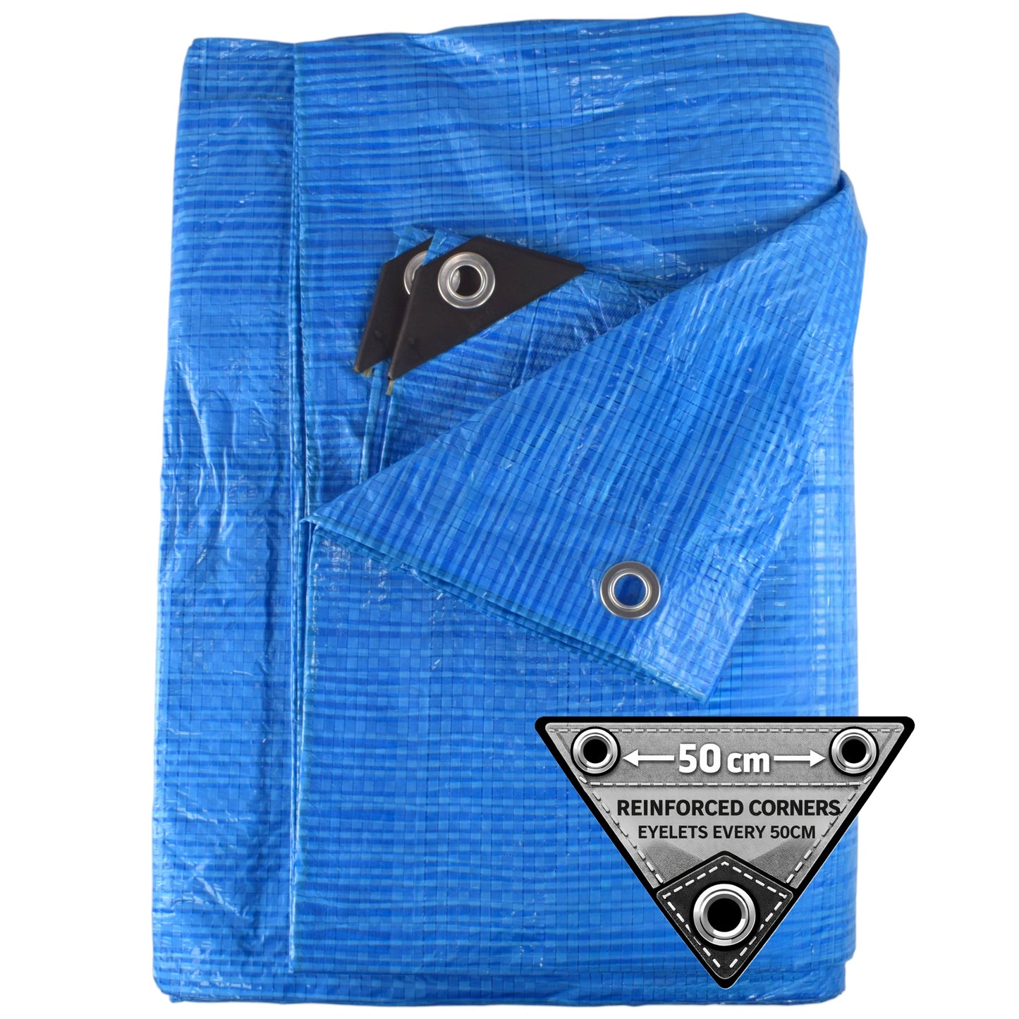 Blue S-Grade Tarpaulin 1.5m x 2m