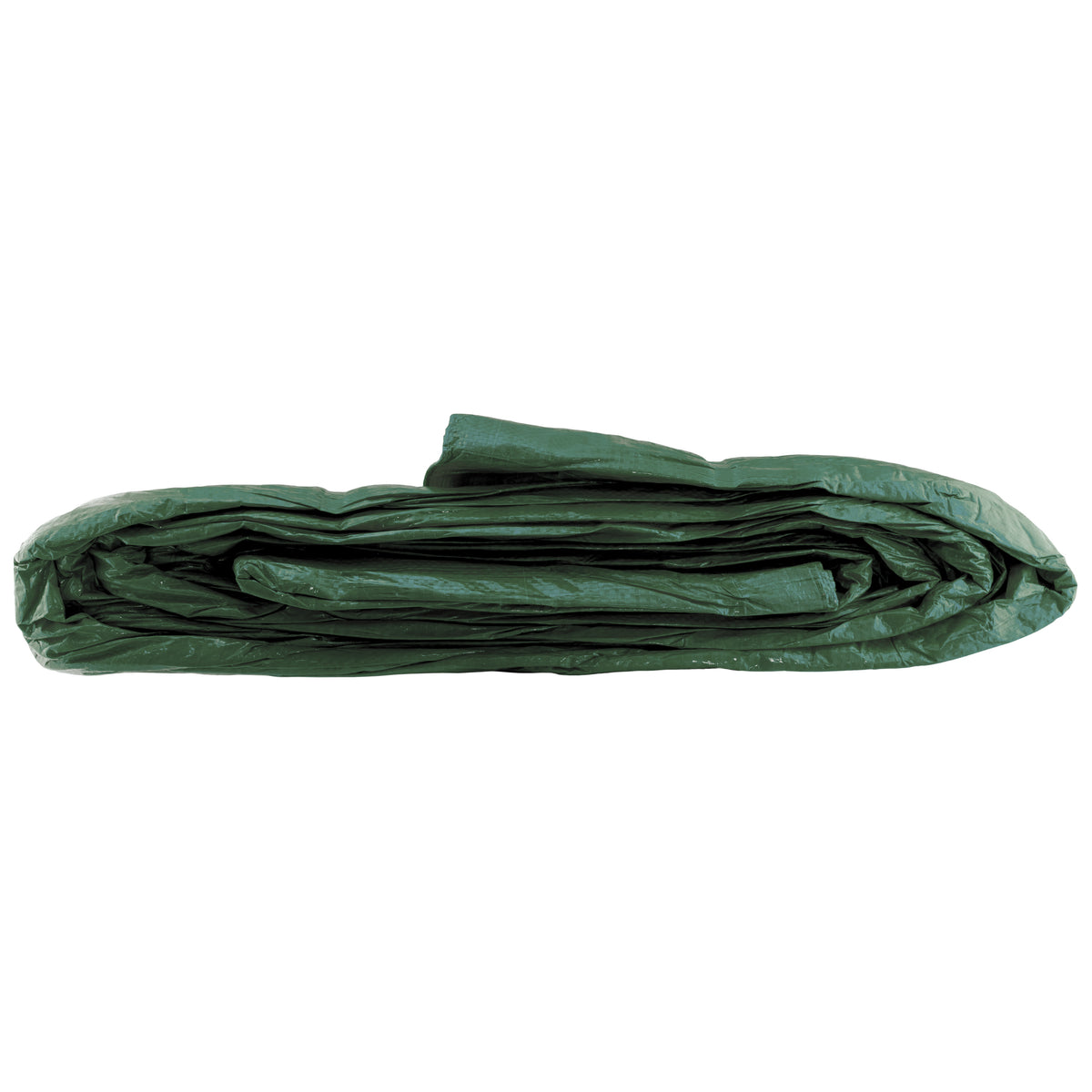 Tarpaulin 50GSM Green with 10 x Clip-On Eyelets Black