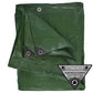 Green S-Grade Tarpaulin 4m x 4m