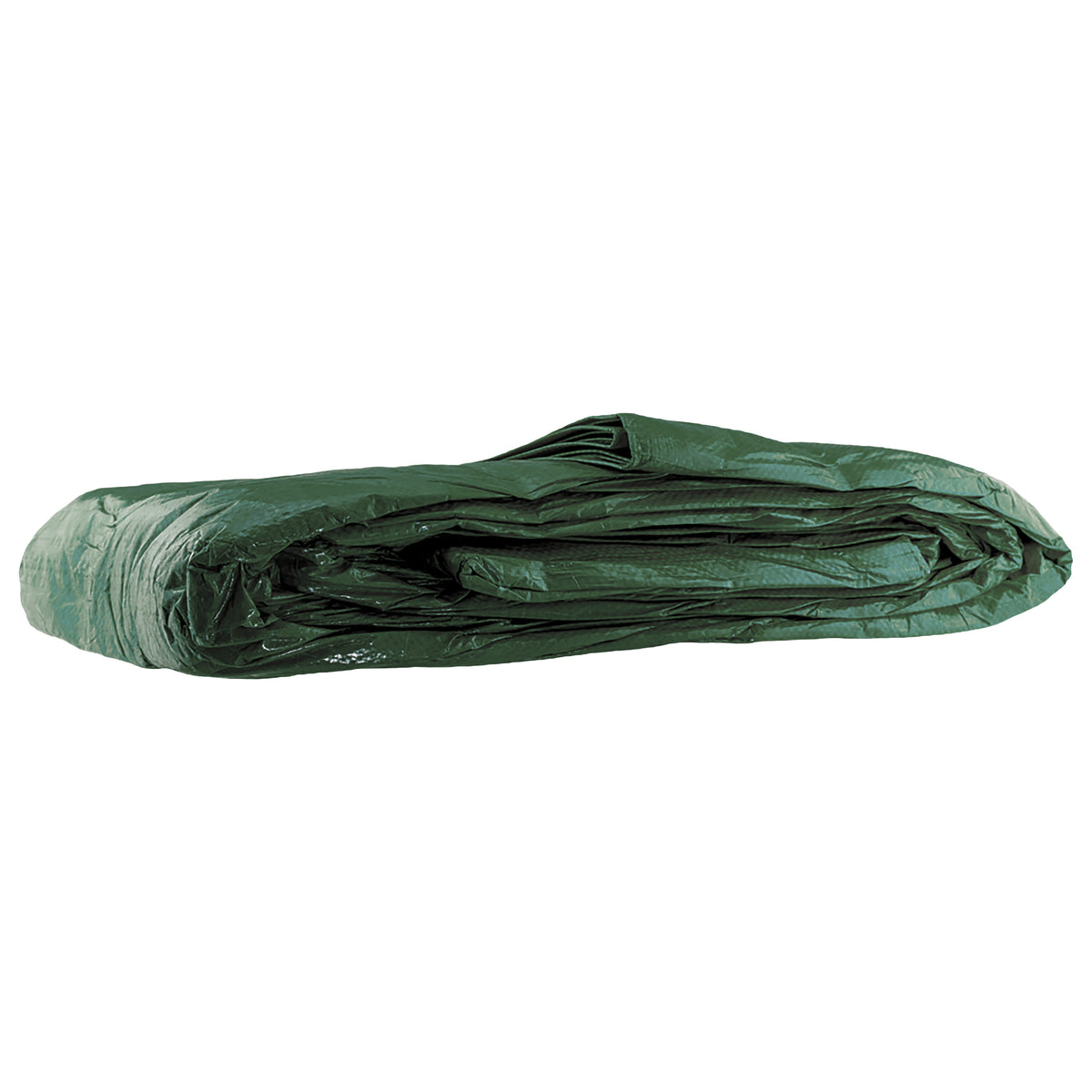 Tarpaulin 50GSM Green with 10 x Clip-On Eyelets Black
