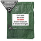 Green S-Grade Tarpaulin 6m x 8m