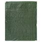 Tarpaulin 90GSM Green with 10 x Clip-On Eyelets Black