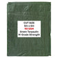 Green M-Grade Tarpaulin 5m x 6m