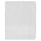 Tarpaulin 90GSM White with 10 x Clip-On Eyelets Black