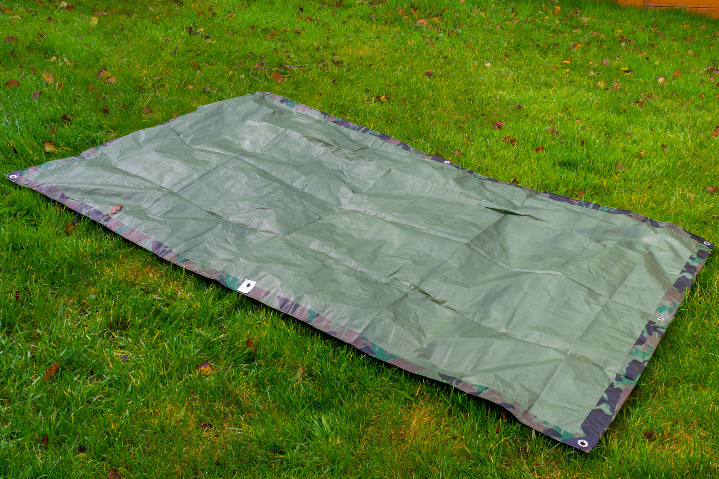 Camouflage M-Grade Tarpaulin 1.5m x 5m BRADAS
