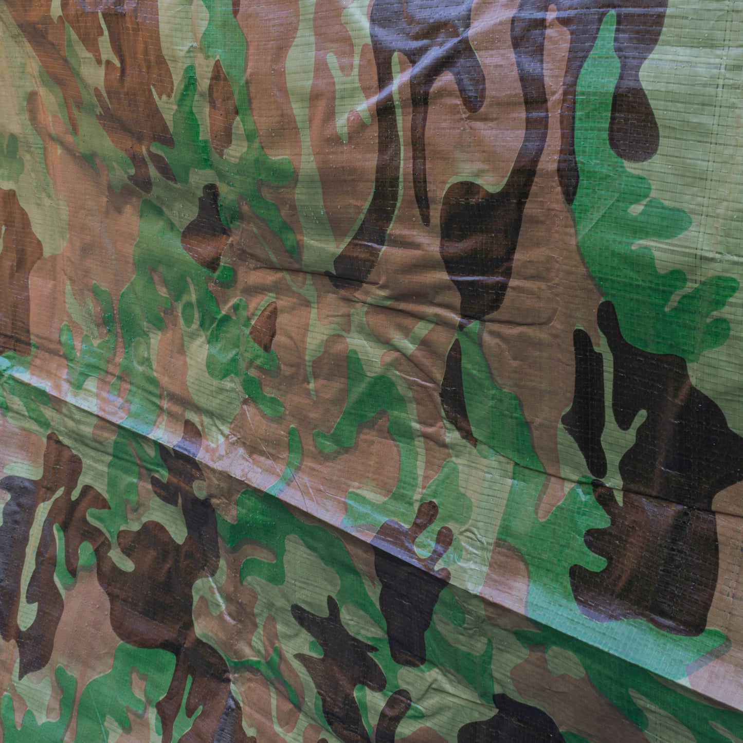 Camouflage M-Grade Tarpaulin 1m x 1m