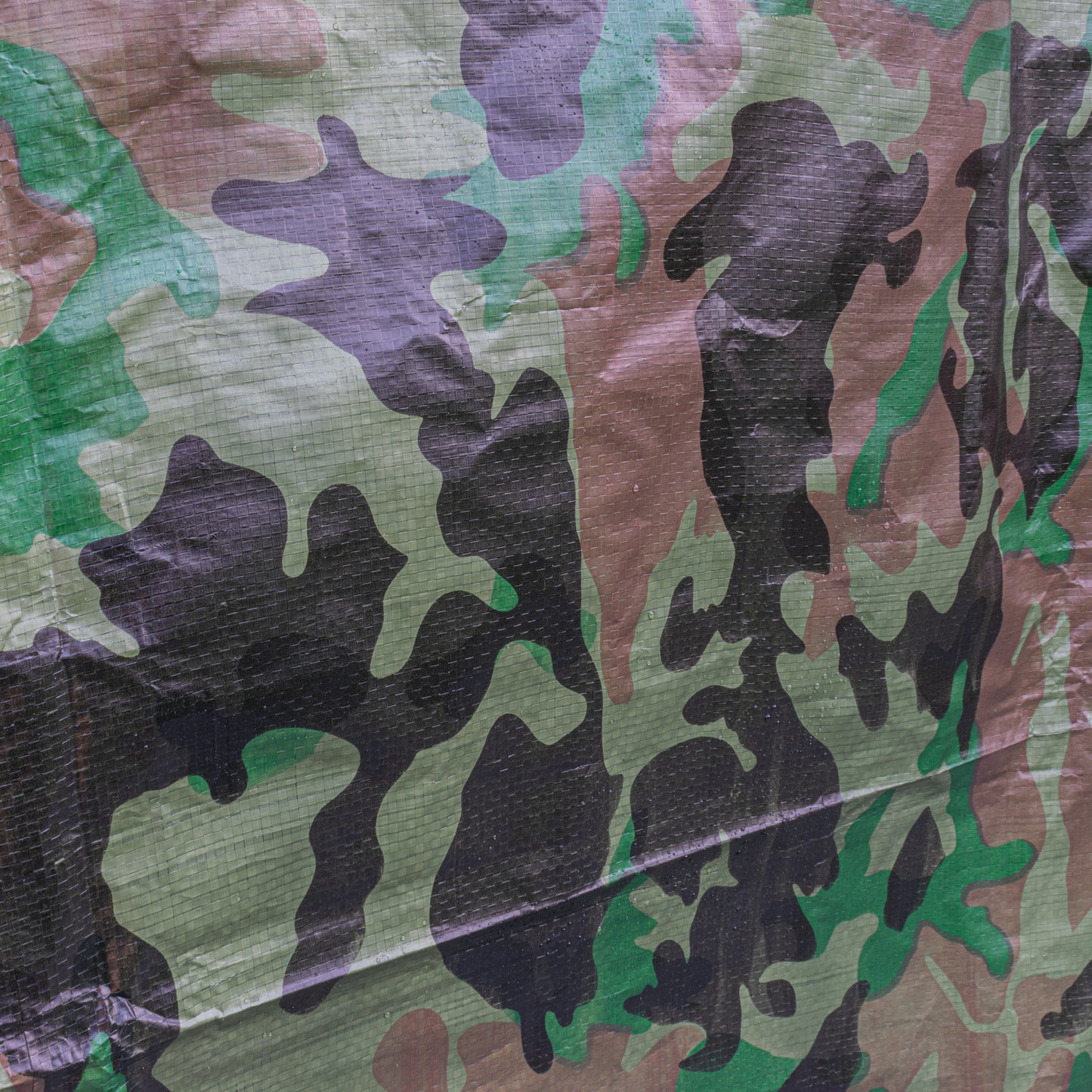Camouflage M-Grade Tarpaulin 1m x 1m