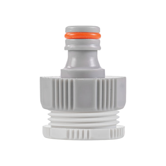 Female Tap Connector 1" or 3/4" BSP Female, Gray/White