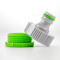 Female Tap Connector 1" or 3/4" BSP Female, Green/Gray
