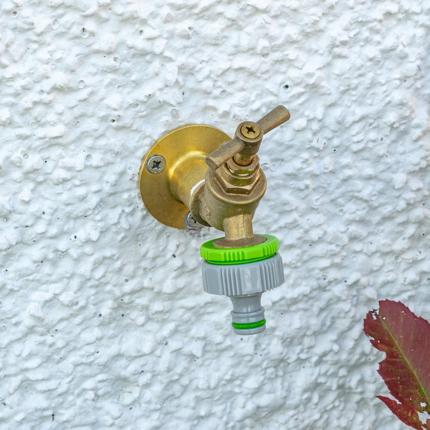 Female Tap Connector 1" or 3/4" BSP Female, Green/Gray