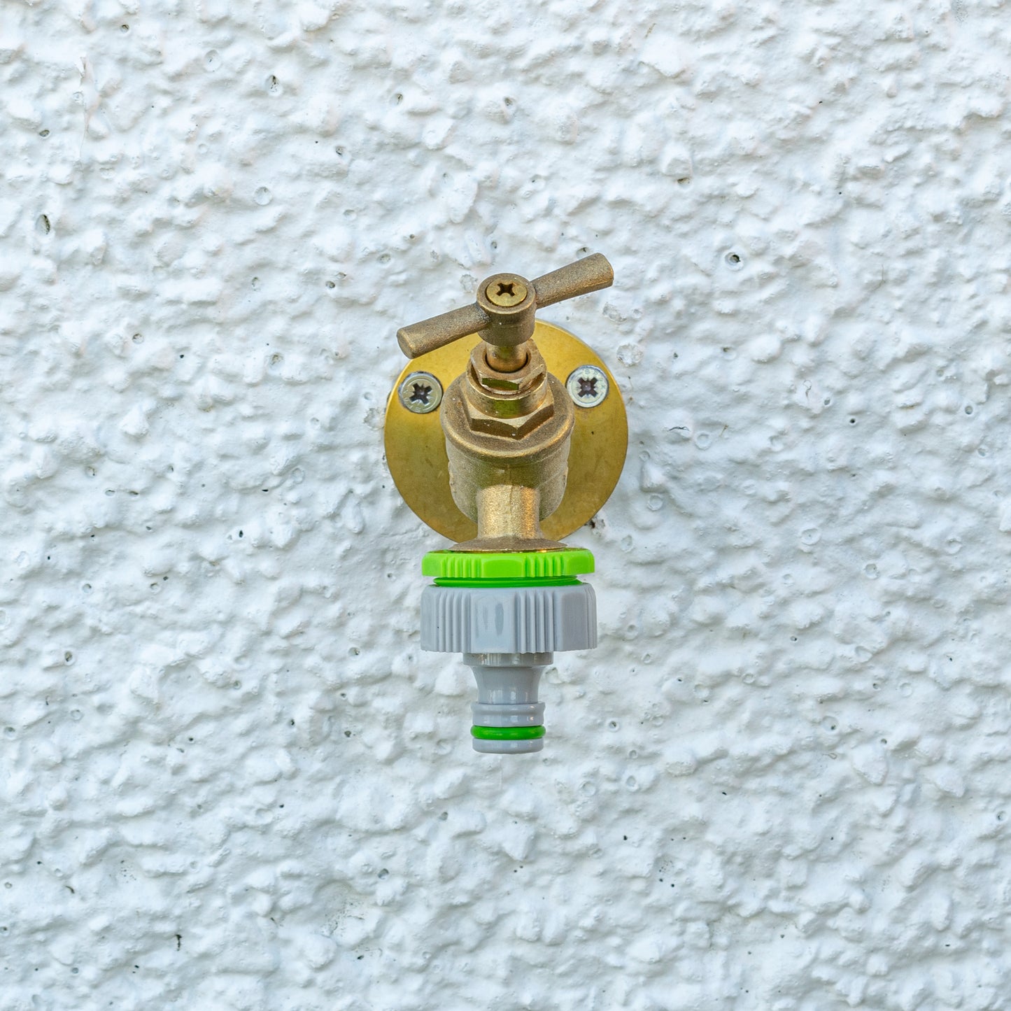 Female Tap Connector 1" or 3/4" BSP Female, Green/Gray
