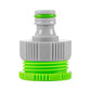 Female Tap Connector 1" or 3/4" BSP Female, Green/Gray
