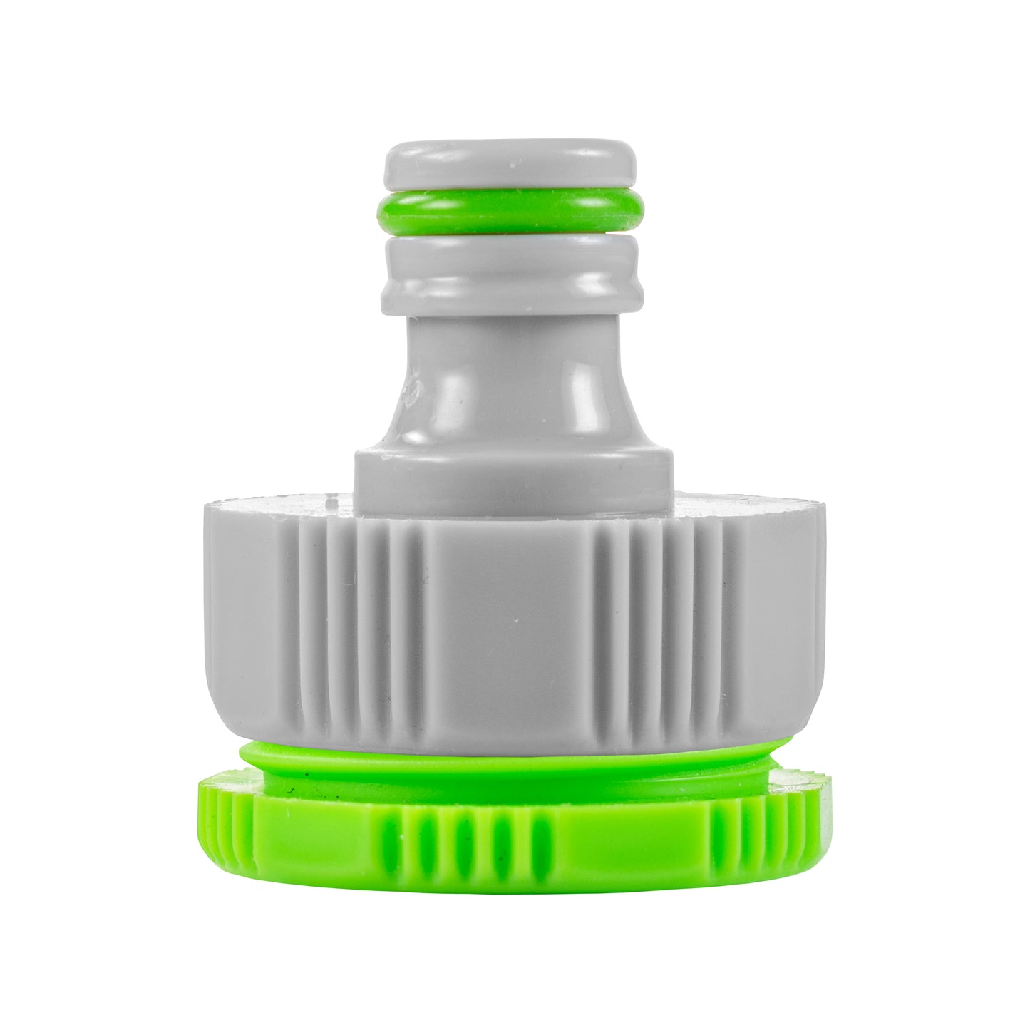 Female Tap Connector 1" or 3/4" BSP Female, Green/Gray