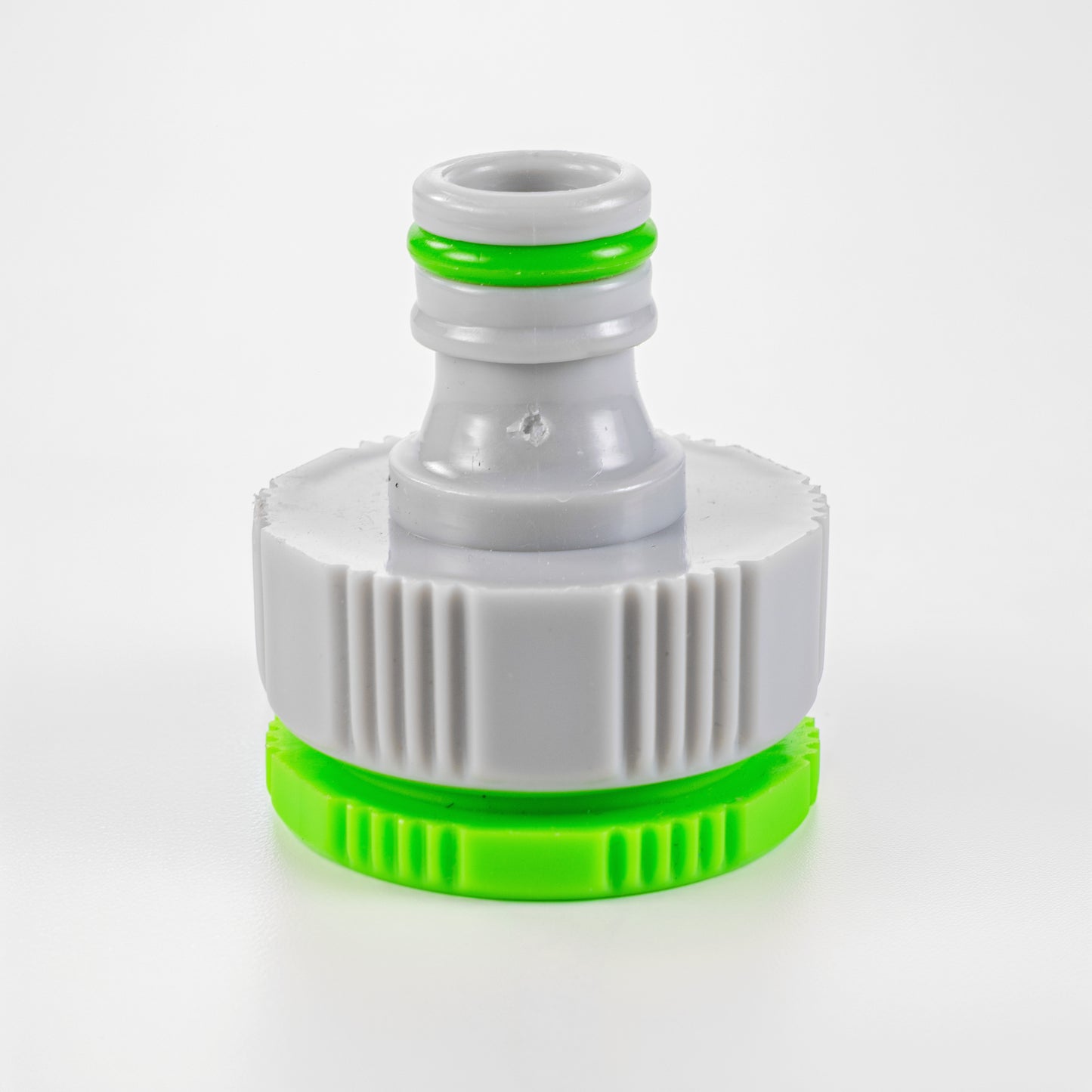 Female Tap Connector 1" or 3/4" BSP Female, Green/Gray