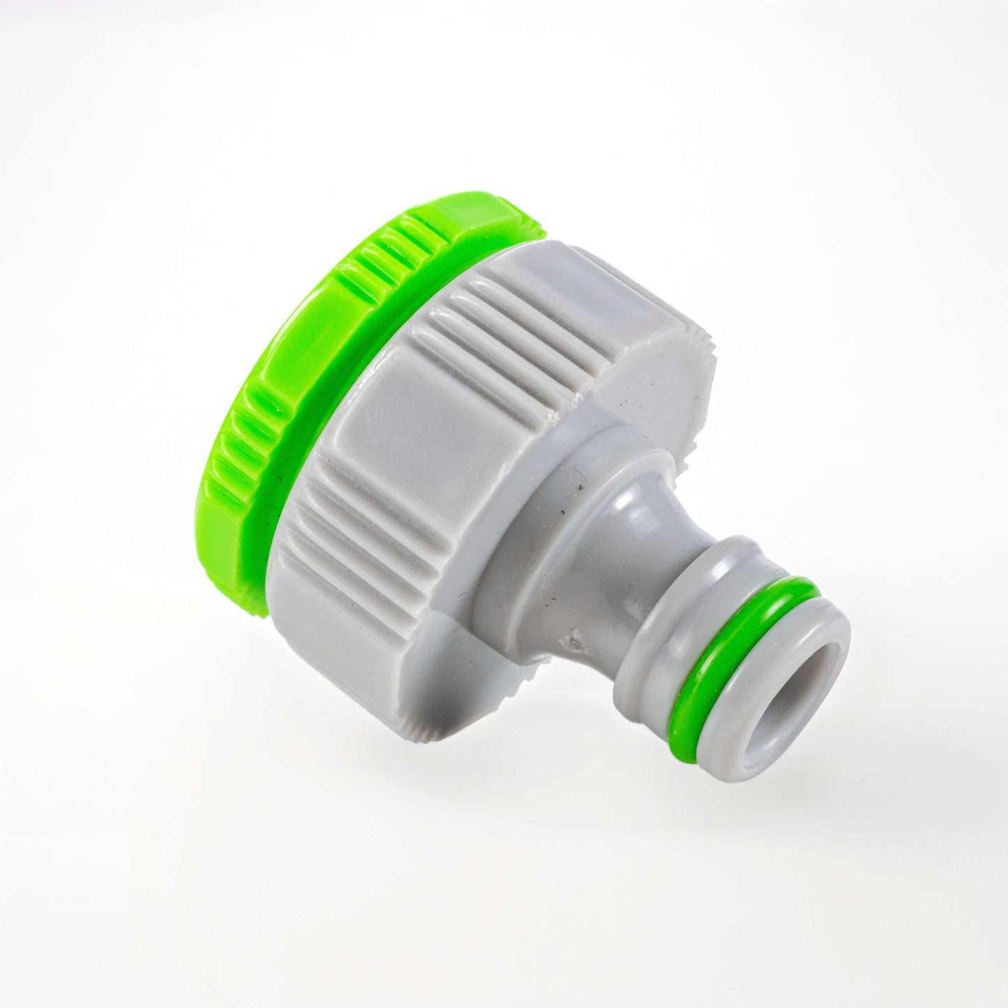 Female Tap Connector 1" or 3/4" BSP Female, Green/Gray